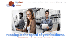 Desktop Screenshot of paydayzstaffing.com